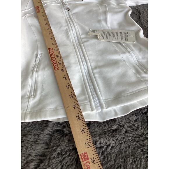 NWT Lululemon Women’s Full Zip Define Jacket Luon Activewear Athletic White SZ 8 - Picture 14 of 14
